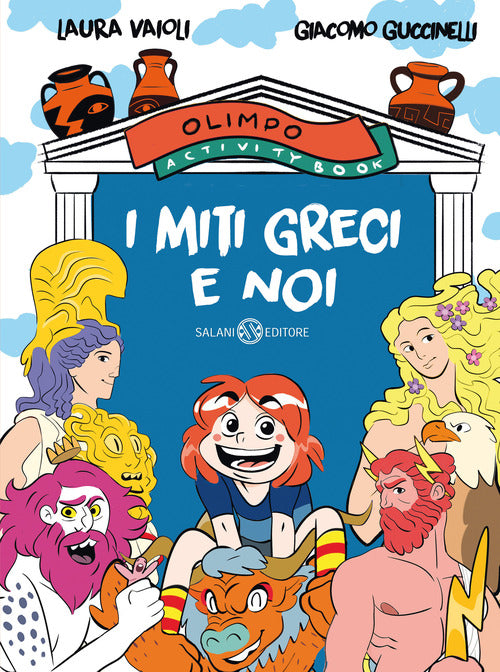 Cover of miti greci e noi. Olimpo activity book