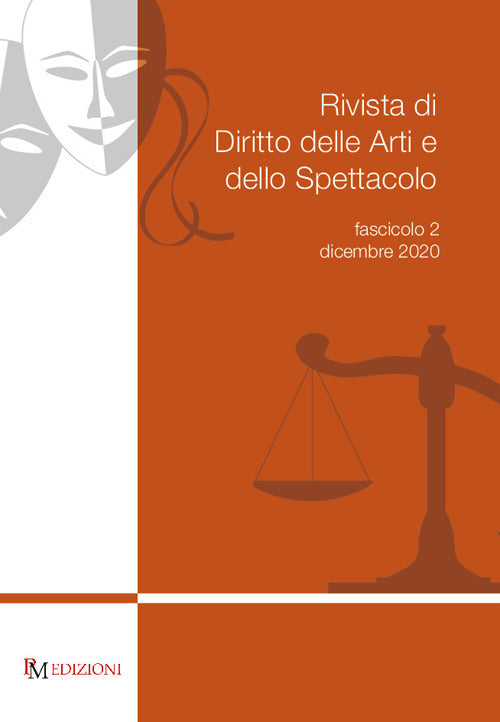 Cover of Rivista di diritto delle arti e dello spettacolo