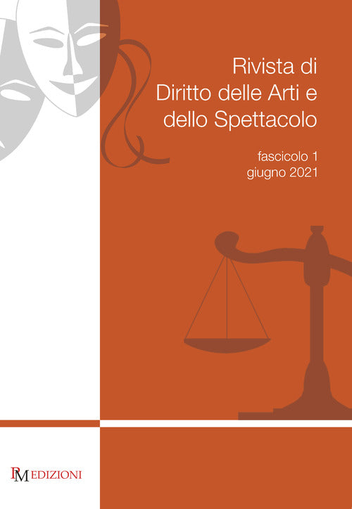 Cover of Rivista di diritto delle arti e dello spettacolo