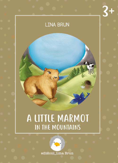 Cover of little marmot in the mountains