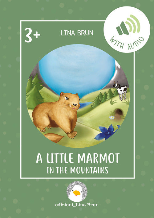 Cover of little marmot in the mountains