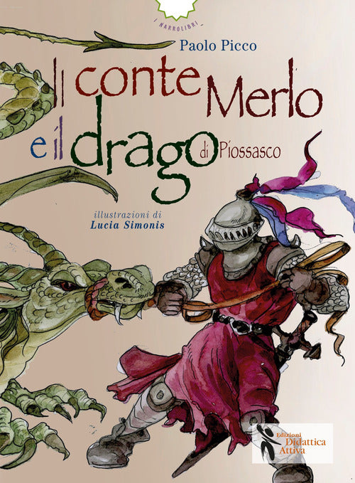 Cover of conte merlo e il drago di Piossasco