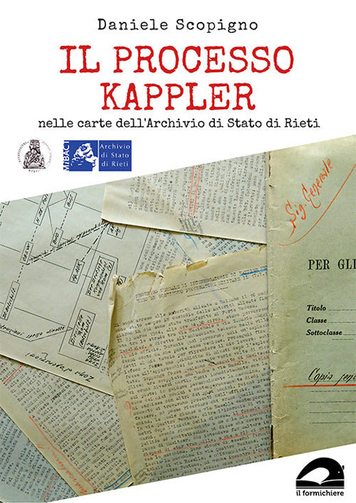 Cover of processo Kappler nelle carte dell’Archivio di Stato di Rieti