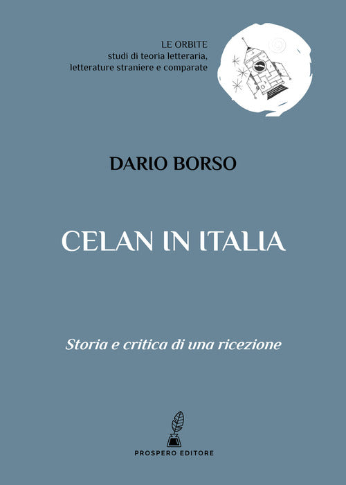 Cover of Celan in Italia. Storia e critica di una ricezione