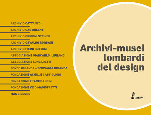 Cover of Archivi-Musei lombardi del design