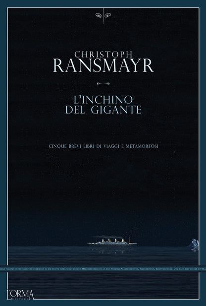 Cover of inchino del gigante. Cinque brevi libri di viaggi e metamorfosi