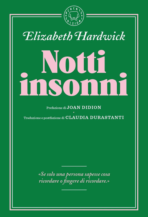 Cover of Notti insonni