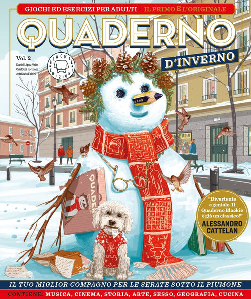 Cover of Quaderno d'inverno. Giochi ed esercizi per adulti