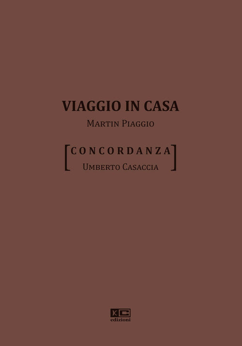 Cover of Viaggio in casa. Martin Piaggio. Concordanza