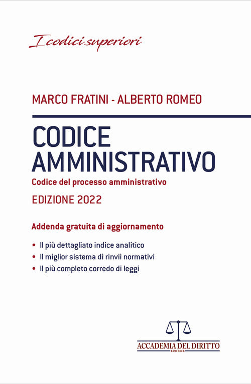 Cover of Codice amministrativo. Codice del processo amministrativo