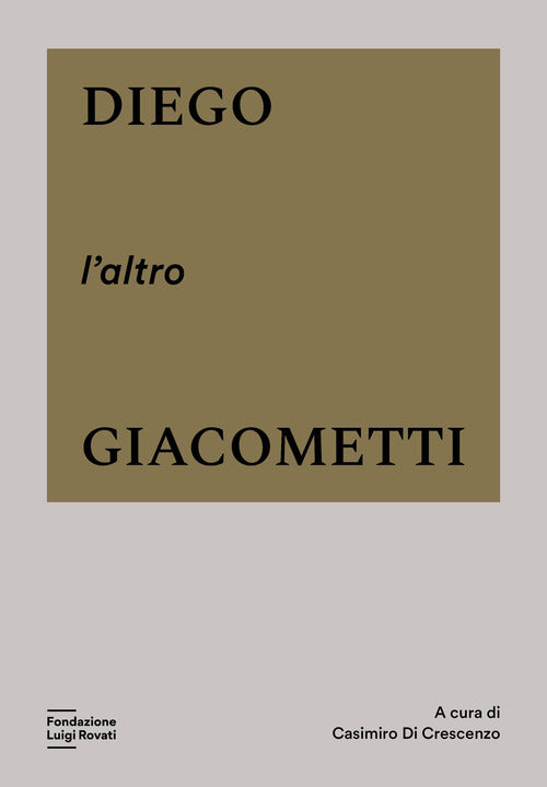 Cover of Diego, l'altro Giacometti