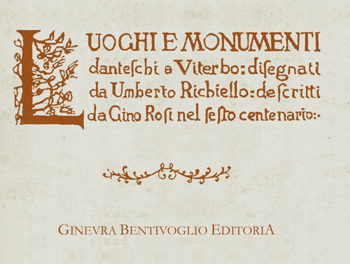 Cover of Luoghi e monumenti danteschi a Viterbo (rist. anast.)