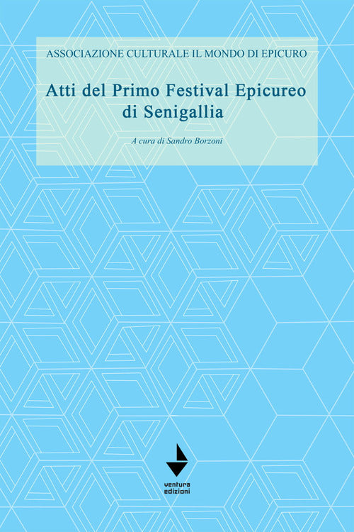 Cover of Atti del primo festival Epicureo di Senigallia