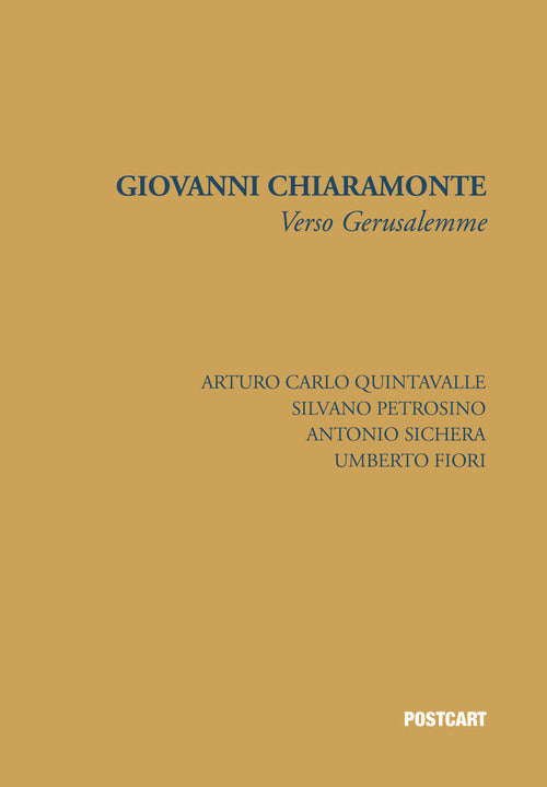 Cover of Verso Gerusalemme
