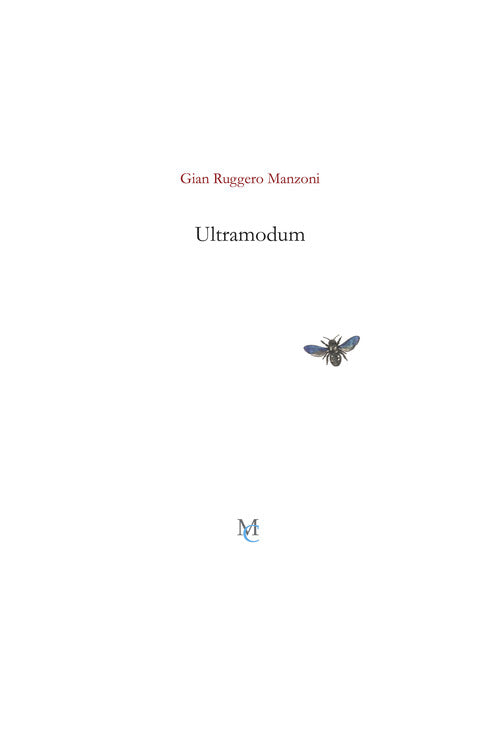 Cover of Ultramodum (la sparizione dell'immanente)