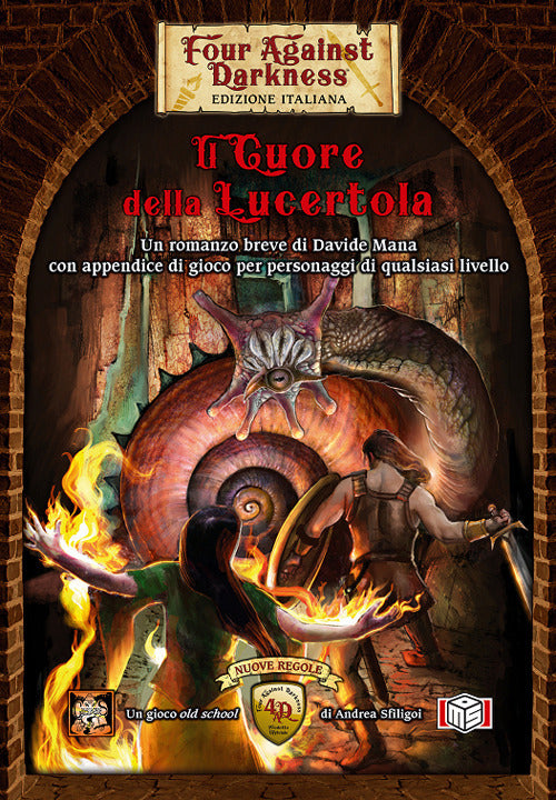 Cover of Four against darkness. Il cuore della lucertola