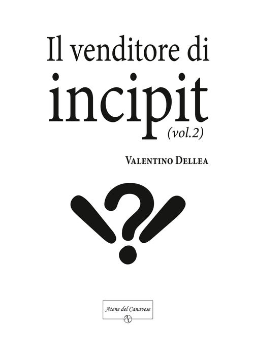 Cover of venditore di incipit