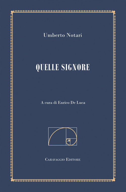 Cover of Quelle signore. Ediz. filologica e annotata