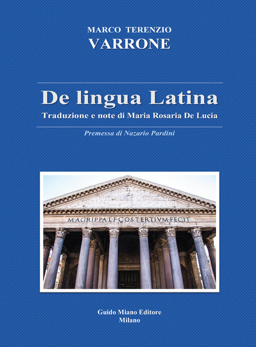 Cover of De lingua latina