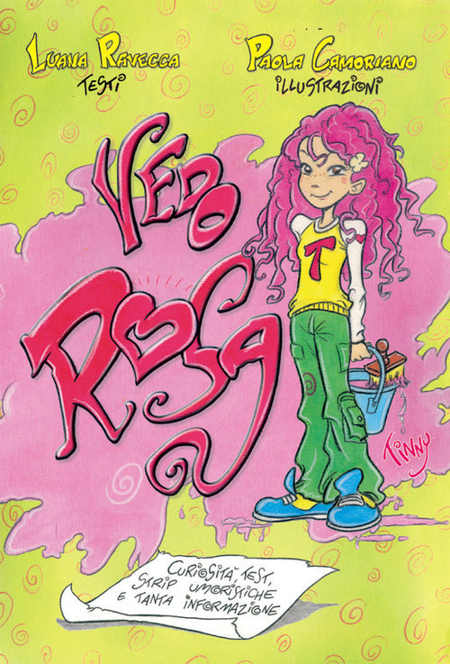 Cover of Vedo rosa. Curiosità, test, strip umoristiche e tanta informazione