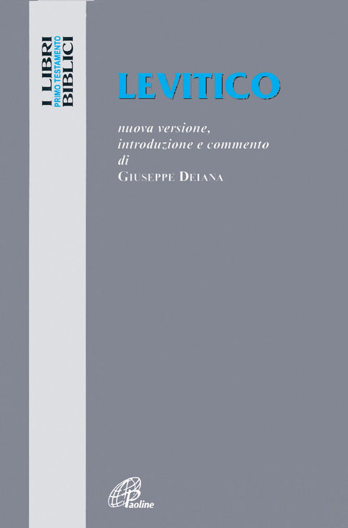 Cover of Levitico. Nuova versione, introduzione e commento