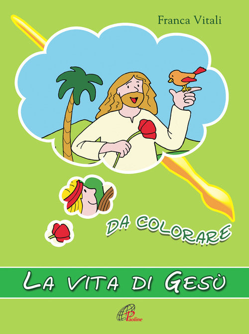 Cover of vita di Gesù da colorare