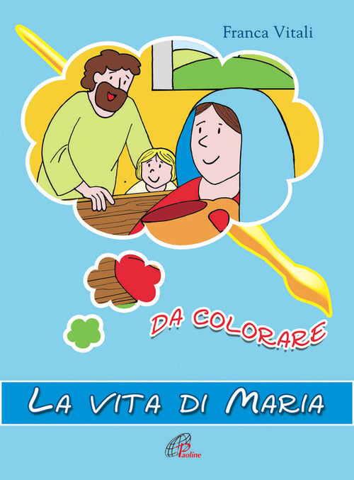 Cover of vita di Maria. Da colorare