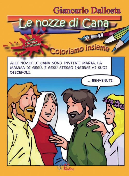 Cover of nozze di Cana. Coloriamo insieme
