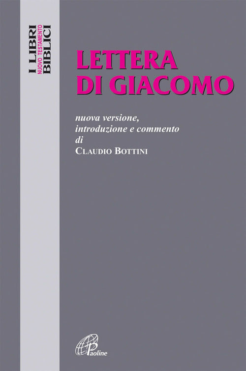 Cover of Lettera di Giacomo. Nuova versione, introduzione e commento