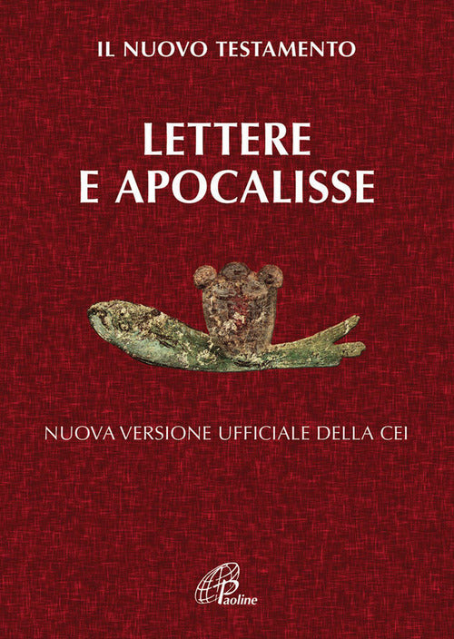 Cover of Lettere e Apocalisse. Il nuovo testamento. Nuova versione ufficiale della CEI