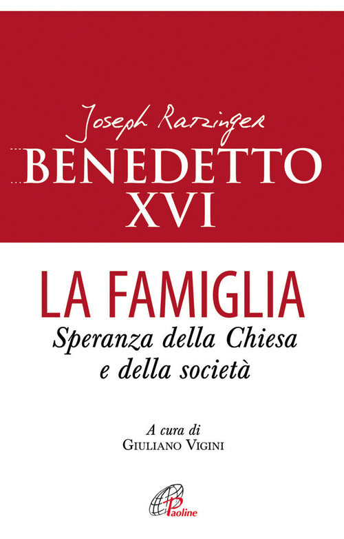 Cover of famiglia. Speranza della chiesa e della società