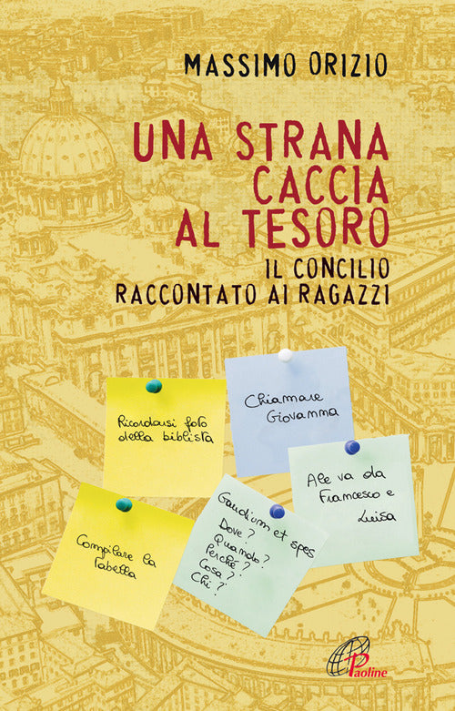 Cover of strana caccia al tesoro. Il Conciclio raccontato ai ragazzi