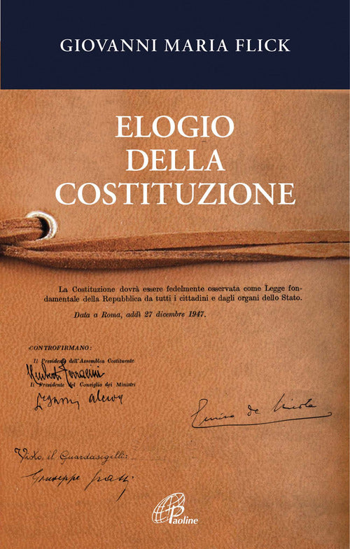 Cover of Elogio della Costituzione