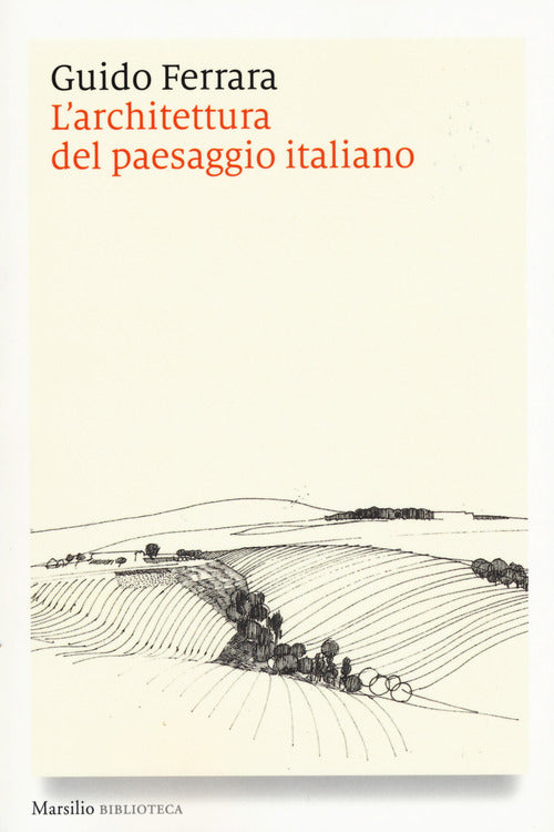 Cover of architettura del paesaggio italiano