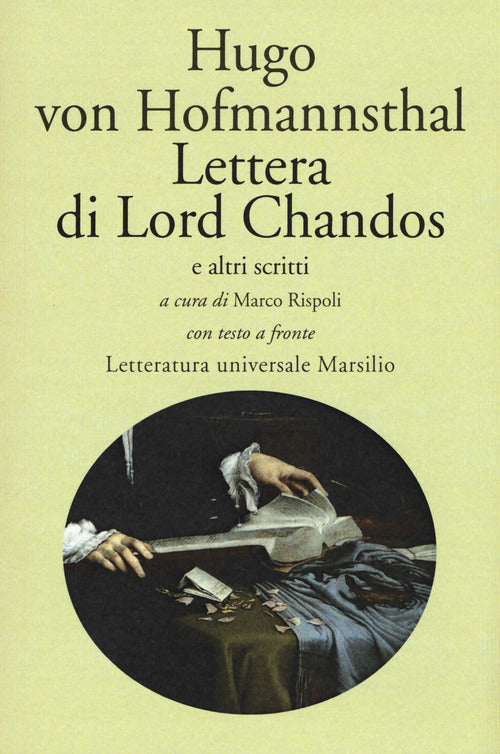 Cover of Lettera di Lord Chandos e altri scritti. Testo tedesco a fronte