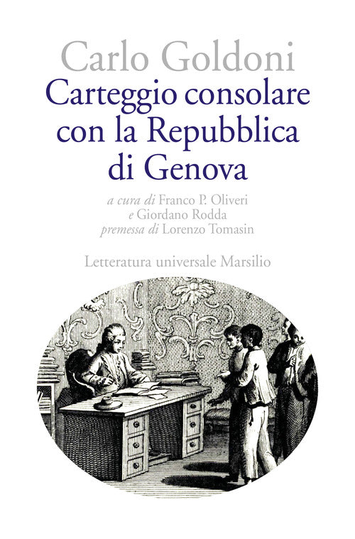 Cover of Carteggio consolare con la Repubblica di Genova