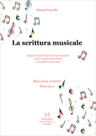 Cover of scrittura musicale. Appunti ed attività di teoria musicale per la scuola secondaria e lo studio autonomo