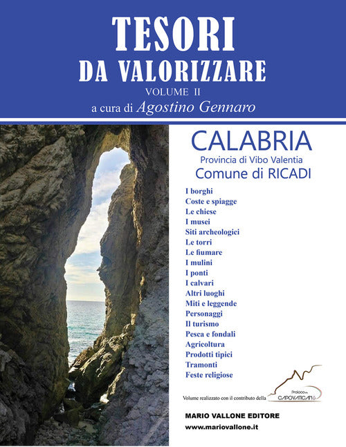 Cover of Tesori da valorizzare - vol II. Calabria - Provincia di Vibo Valentia - Comune di Ricadi