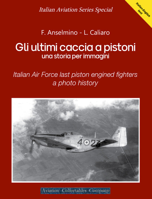 Cover of ultimi caccia a pistoni. Una storia per immagini. Ediz. italiana e inglese