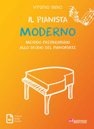 Cover of pianista moderno. Metodo preparatorio allo studio del pianoforte