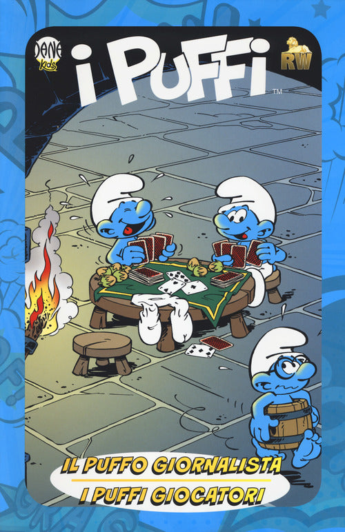 Cover of puffo giornalista-I puffi giocatori. I puffi