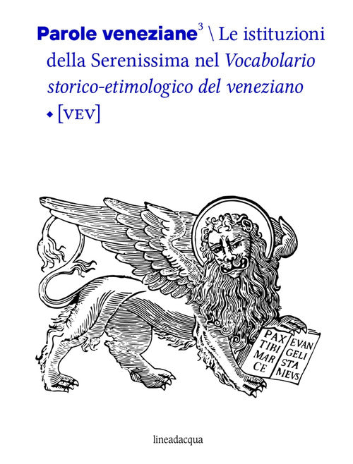 Cover of Parole veneziane