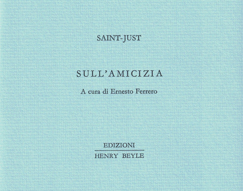 Cover of Sull'amicizia