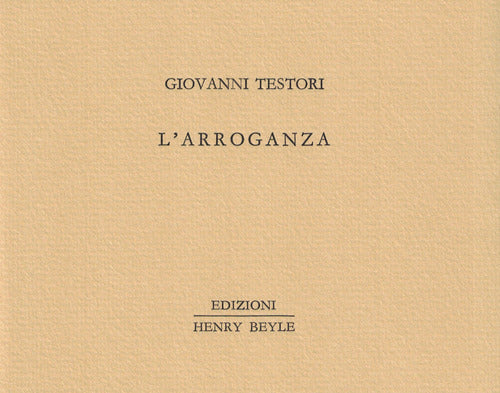 Cover of arroganza