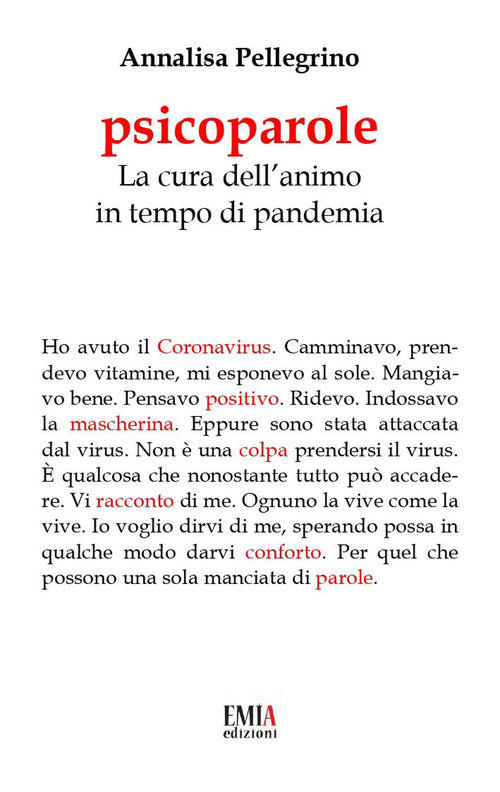 Cover of Psicoparole. La cura dell'animo in tempo di pandemia