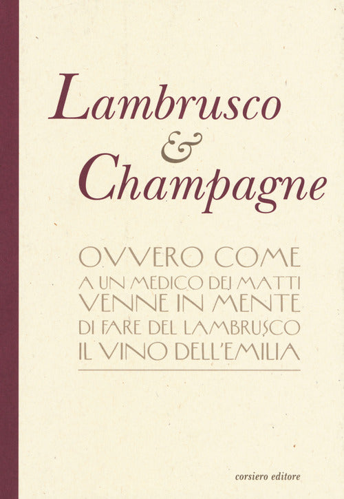 Cover of Lambrusco & champagne