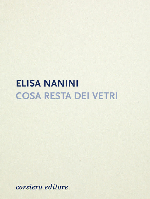 Cover of Cosa resta dei vetri