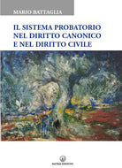 Cover of sistema probatorio nel diritto canonico e nel diritto civile