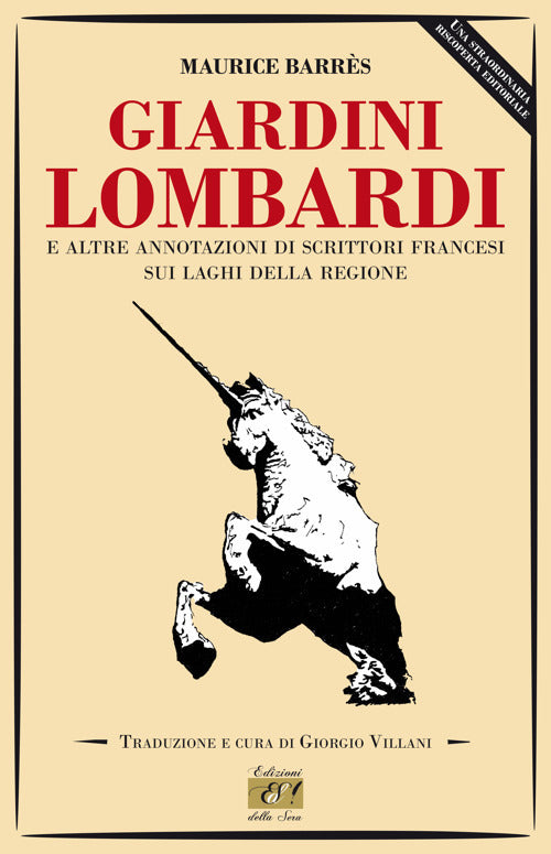 Cover of Giardini lombardi e altre annotazioni di scrittori francesi sui laghi della regione