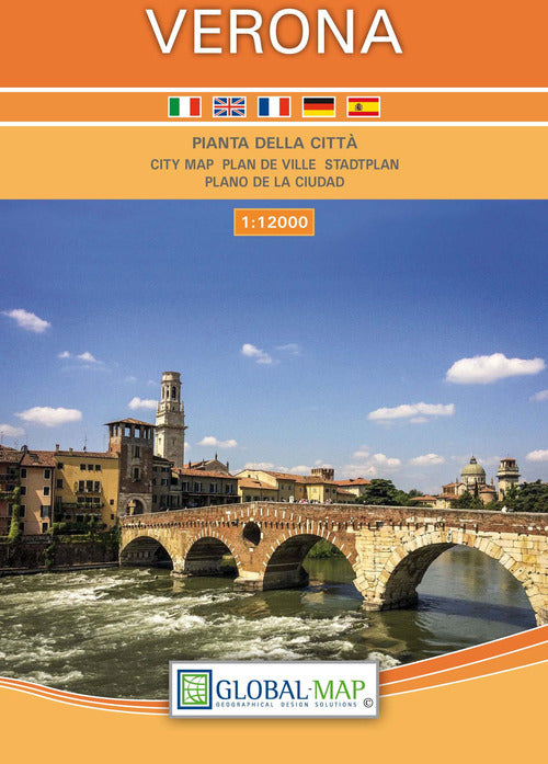 Verona. Pianta della città 1:12.000 (cm 67x110)